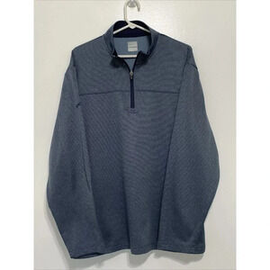 Men's Callaway Blue 1/4 Zip Pullover Golf Long sleeve Sweatshirt Size XL